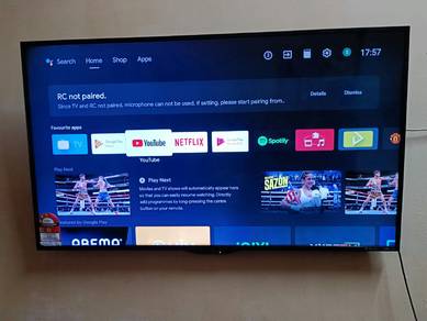 Sharp android tv 50inci 4k uhd 