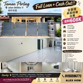 For Sale /  Jalan Belibis 11, Taman Perling / Full Loan+ Cash Out