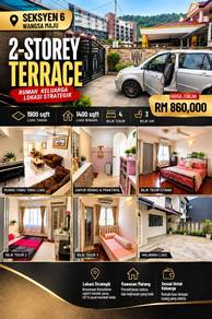 FOR SALE‼️Rumah Teres 2 Tingkat WANGSA MAJU SEKSYEN 6🏡