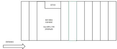 BAY SPACE/STORAGE SPACE WITH OFFICE Setia Alam Nearby Meru Klang