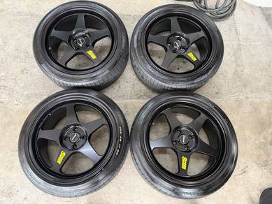 Rim new spoon 17 inch + tayar used 95%