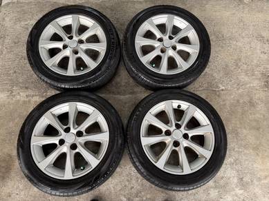 Rim original alza 1st model 15 inch siap tayar