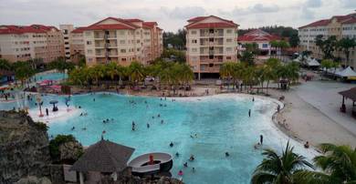 (Free Mercedes) PD Tiara Bay Resort blok A dekat waterpark Splash Park
