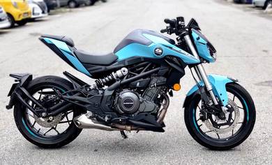 QJMotor SRK 250 Baby Blue ABS 2024 like new