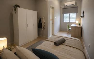 Bilik Sewa MODERN : FULLY FURNISHED : WANITA : Coalfields Sungai Buloh