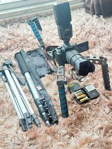 cannon 600D full set tripod monopod