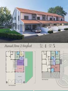 New 1&2 Sty house, cheaper price,👍 promotion,👍location,5 room design