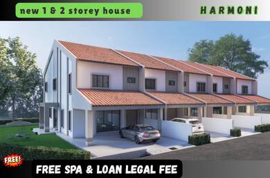 New 1&2 Sty house, cheaper price,👍 promotion,👍location,5 room design