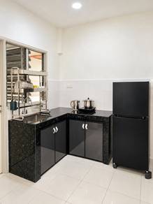 Fully Furnished with Tv, Full Aircond, Water Heater, Kitchen Table Top