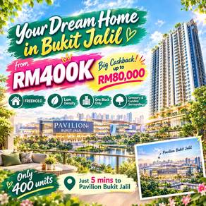 1 Block 400 Unit ! 5 R 2 B @ Link to PAVILION 2 - Balcony Yard | Shop
