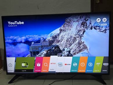LG 49" smart tv 