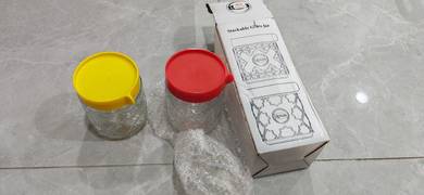 New Stackable Glass Jar 