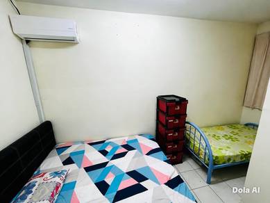 Fully Furnish Angkasa Apartment Jln Tuaran for Rent 3B2R with car park