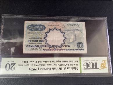British Borneo 1dollar