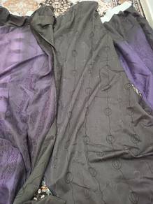double layers curtains 
