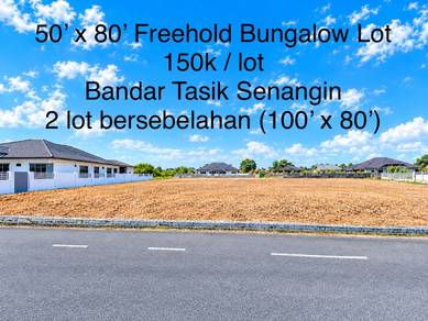 150k (50’ x 80’ Lot Banglo) For sale Bandar Tasik Senangin Lenggeng