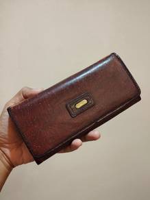 vintage brown wallet