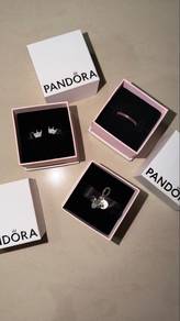 Pandora Earings , Ring and charm glow in the dark