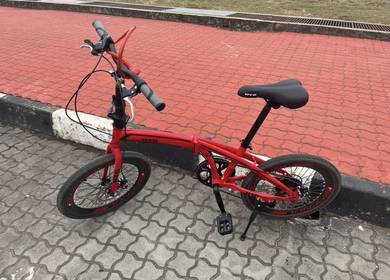 HTG 7-Speed Folding Bike / Foldie with Disc Brakes