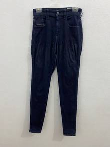 Diesel Slandy High Y2K Dark Indigo Skinny Jeans