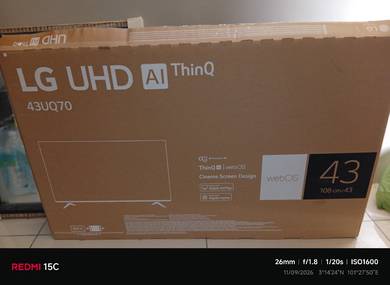Lg 43inch AI Smart Tv