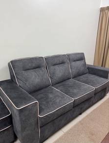 sofa 3 seater + 1 stool