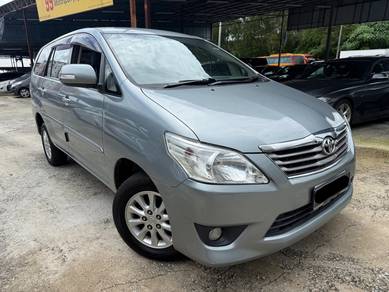 2012 Toyota INNOVA 2.0 G (A) 100k Mileage, Acc Fre