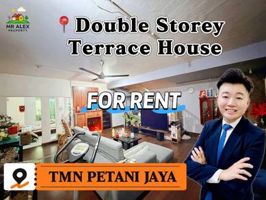 【FOR RENT】Double Storey Terrace House 📍Taman Petani Jaya Near Central