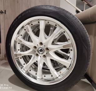 for sale:20” WORK SCHWERT RIMS + FALKEN FK510 TYR