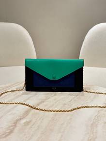 Celine Colorlock Envelope Wallet on Chain