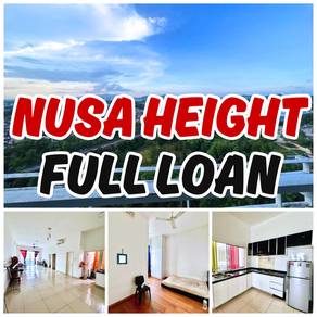 FULL LOAN! Nusa Height Apartment@Gelang Patah for sale🔥Near TUAS
