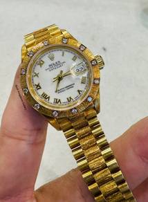 Rolex Lady-Datejust President Yellow Gold Diamond