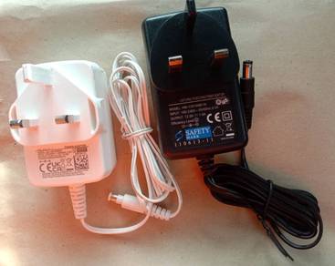 NEW Malaysia/UK 3-pin type 12V 1A power adapter