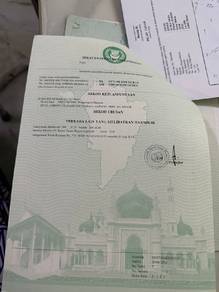 Tanah kebun 4 ekar Jeniang untuk dijual 