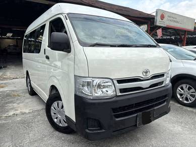 2012 Toyota HIACE 2.5 HIGH ROOF (M) Window Van