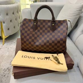 Authentic Louis Vuitton Lv Speedy 30 Damier