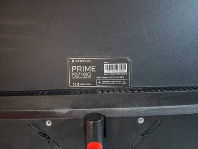 Monitor tecware 2k 165hz