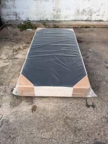 [New] Base Divan Katil Single Bed Frame Fabric