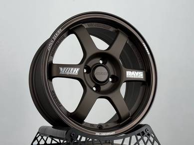 NEW 15 TE37 Rim City Jazz Vios Yaris Myvi Civic EK
