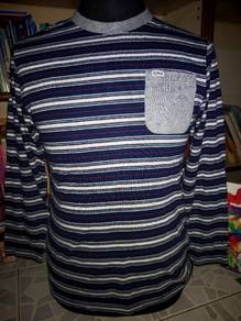 EDWIN striped long sleeved T-Shirt berpoket.