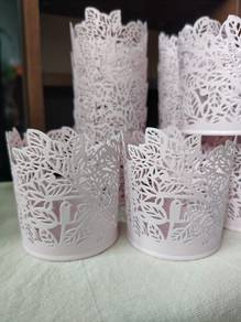 Decorative metal flower pot