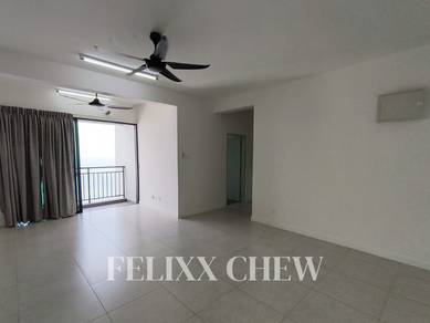 3 Residence Condo 845Sqft SeaView Bare Unit Jelutong Karpal Singh Rent
