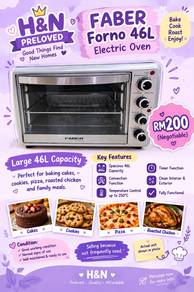 FABER Forno 46L Electric Oven For Sale