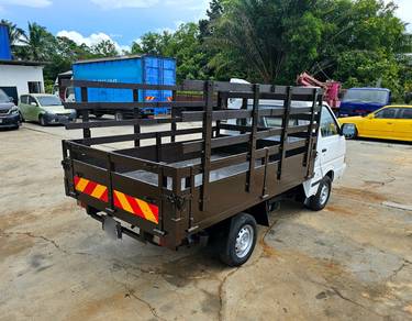 Nissan Vanette Body Kayu Lantai Besi Aircond