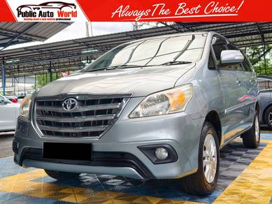 Toyota INNOVA 2.0 G (A) RevCAM 1OWNER Yr2016 WRNTY