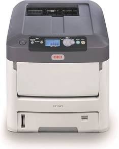 OKI with White+Color Laser Printer Model: C711WT
