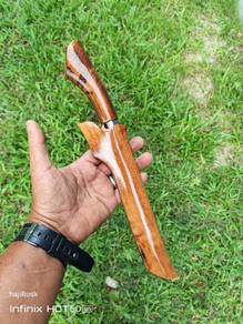 Simple Knives Acacia Wood Custom Pisau Lapah