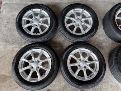 Rim original axia 14 inch siap tayar toyo tahun 24