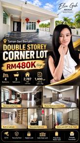Melaka Seri Bertam Double Storey Corner Lot Renovated Extra Land