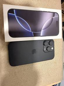 Iphone 16pro 128gb black titanium zpset